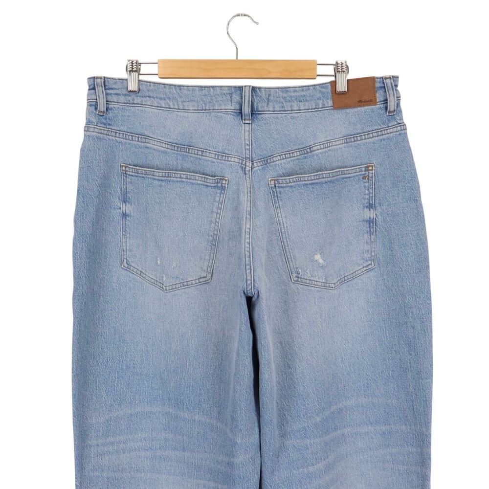 NWOT Madewell The Curvy Perfect Vintage Wide-Leg Crop Jean Hallstead Wash 33 - Picture 8 of 10